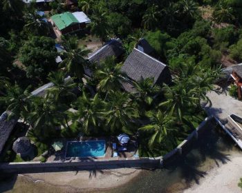 Hôtel Ylang nosy be vue du ciel